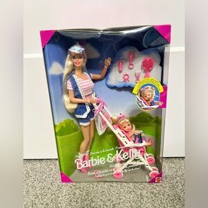 1995 Strollin’ Fun Barbie & Kelly set